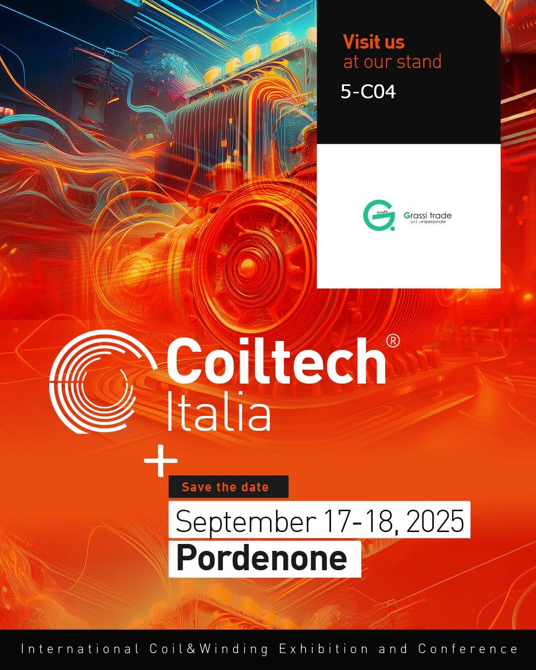Grassi Trade at Coiltech Italy 2025 | Grassi trade, coil winding solutions